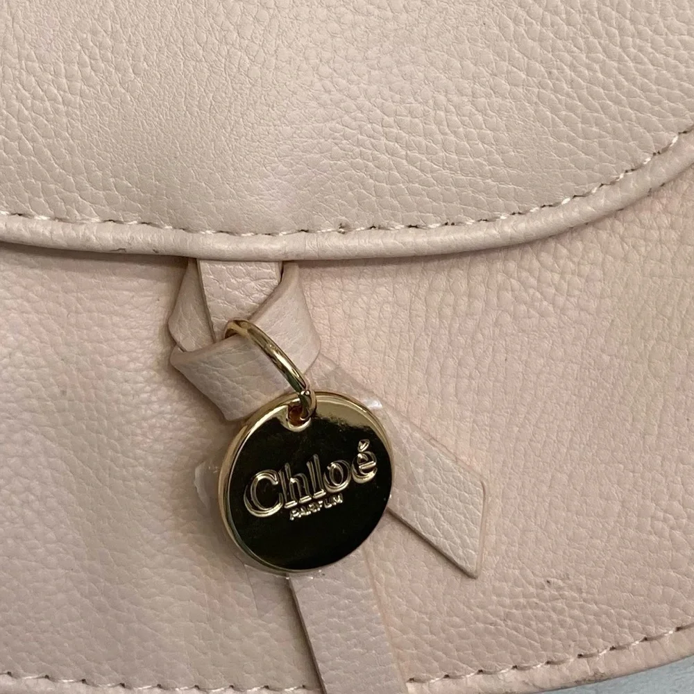 Chloe pink parfum cosmetic case bag